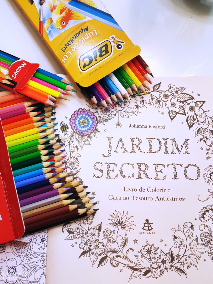 Jardim Secreto Livro de Colorir